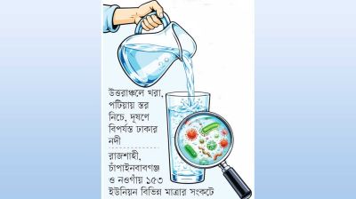 ৮৫ শতাংশ বাসাবাড়ির পানিতে মলের জীবাণু