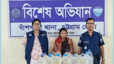 মদসহ দম্পতি আটক