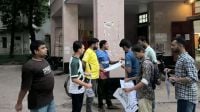 রবীন্দ্রনাথকে নিয়ে আম্মারের কটূক্তি, প্রতিবাদে রাকসু ভবনে বিশ্বকবির পোস্টার সাঁটাল ছাত্রদল