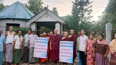 অনির্দিষ্টকালের জন্য পরিদর্শন বন্ধ কুয়াকাটার সীমা বৌদ্ধবিহার