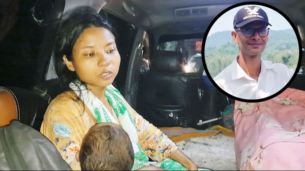 ‘গুলির শব্দ শুনে বের হয়ে দেখি স্বামীর লাশ পড়ে আছে’