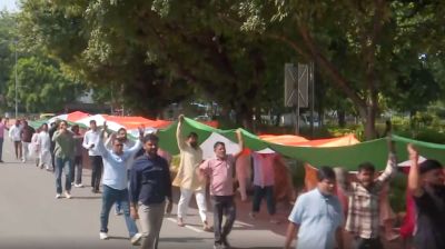 দিল্লিতে পতাকা মিছিলে বাধা দেওয়ার অভিযোগ আম আদমি পার্টির