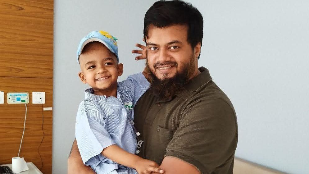 মুয়াজের ছোট্ট শরীরে আবারও ক্যানসার
