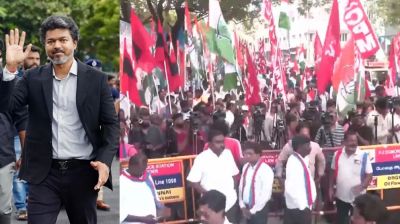 জ্ঞানেশ কুমারের পদত্যাগের দাবিতে রাজপথে থালাপতি বিজয়ের দল