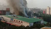 এক ঘণ্টার চেষ্টায় নিভল গাজীপুরে ওষুধ কারখানার আগুন