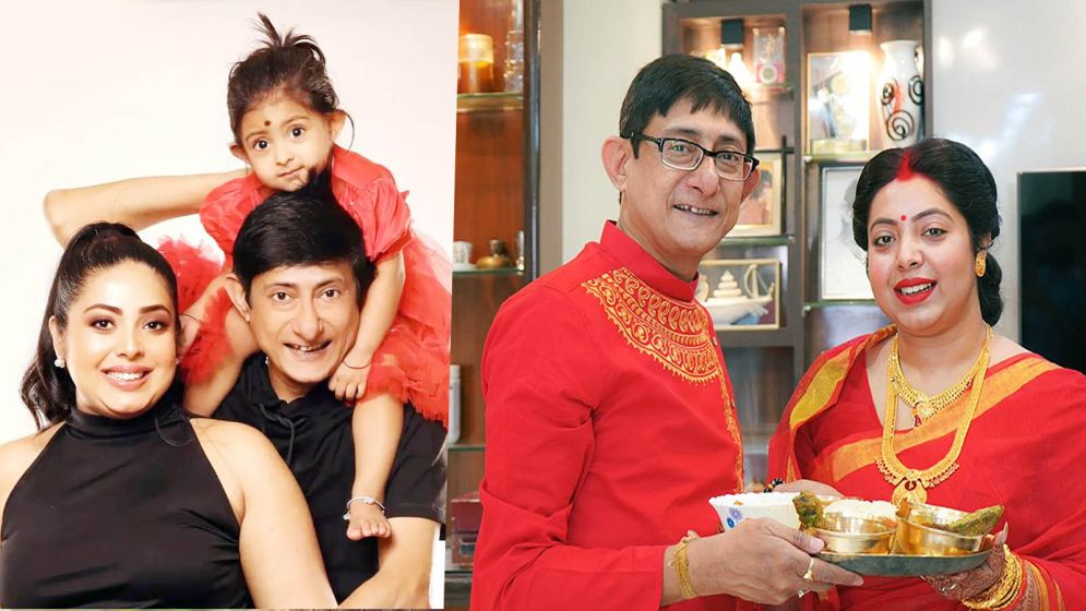 পূজায় ছোটবেলার স্মৃতি সামনে আনলেন কাঞ্চন-শ্রীময়ী