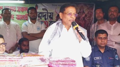 প্রধানমন্ত্রীর দীর্ঘায়ু কামনায় পূজামণ্ডপে প্রার্থনার অনুরোধ হুইপ নিজানের