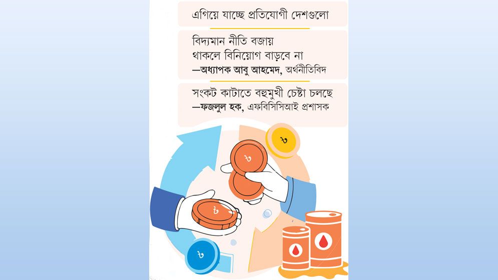 বিনিয়োগের ইঞ্জিন থমকে আছে