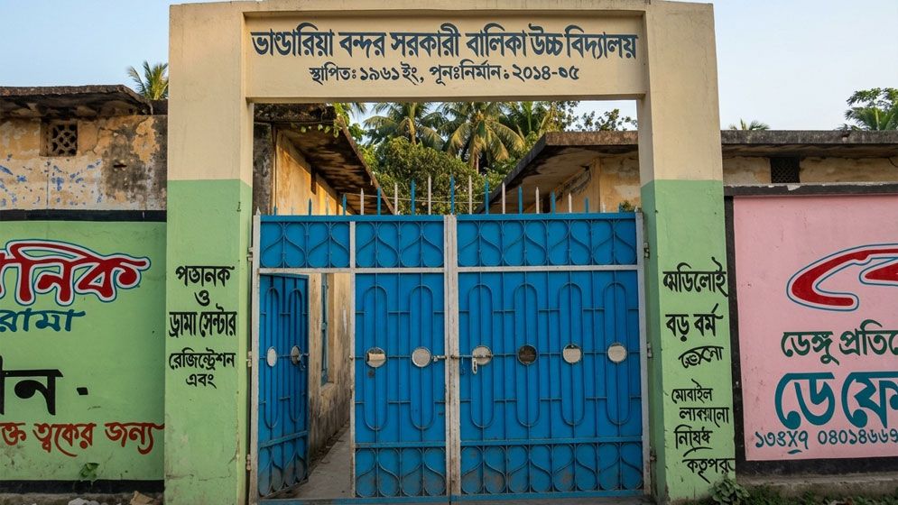 শিক্ষক সংকটে ভুগছে ভাণ্ডারিয়ার একমাত্র সরকারি বালিকা বিদ্যালয়