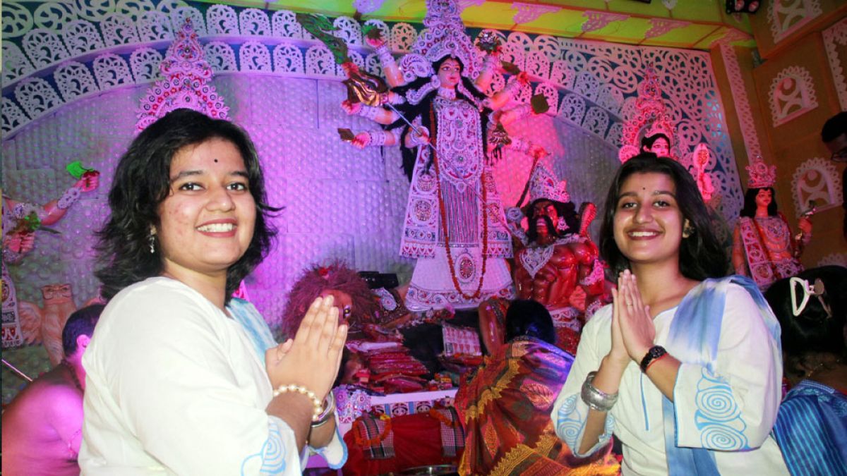 সিলেটে কুমারী পূজা অনুষ্ঠিত