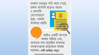 প্রধান আসামির জামিনের ব্যবস্থা করেন নিহতের স্ত্রী