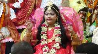 ময়মনসিংহে মহাঅষ্টমীতে কুমারী পূজা অনুষ্ঠিত