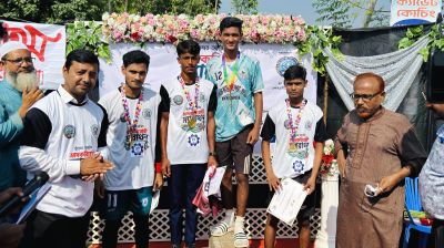 মাদকবিরোধী ম্যারাথনে দৌড়ালেন ৫০ প্রতিযোগী
