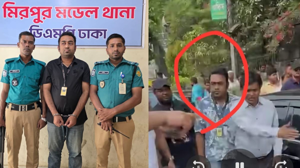 ফুটপাত পরিদর্শনের সময় প্রধানমন্ত্রীকে অনুসরণ, ছাত্রলীগ নেতা গ্রেফতার