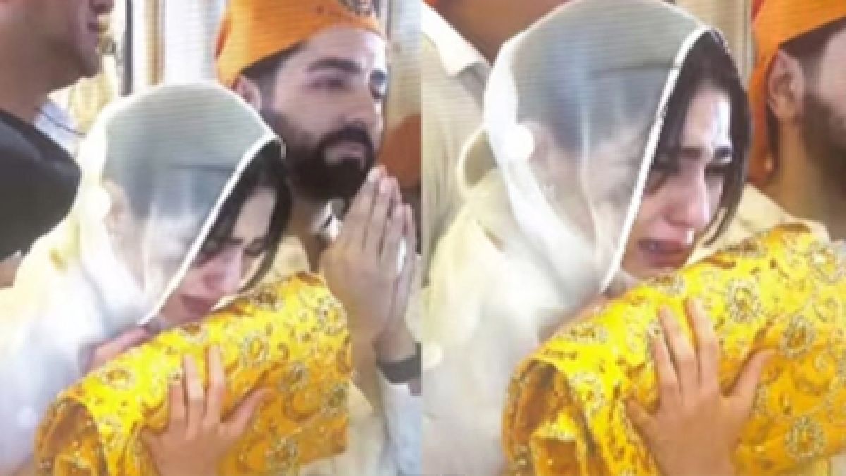 স্বর্ণমন্দিরে যে কারণে কাঁদলেন সারা আলি খান