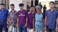 খুনের মামলায় একই পরিবারের ৫ জন কারাগারে