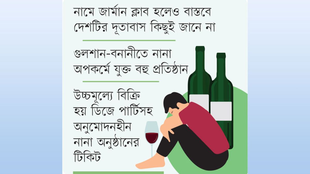 বিদেশি ক্লাবের সাইনবোর্ডে রমরমা মাদক ব্যবসা