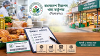 খাদ্যপণ্যের ব্যবসা: প্রতিষ্ঠানের আকার অনুযায়ী লাইসেন্স ফি, কোনটির কত?