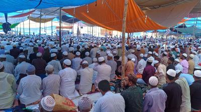 চাঁদপুরে ইজতেমায় জুমার নামাজ আদায় করলেন ১০ সহস্রাধিক মুসল্লি