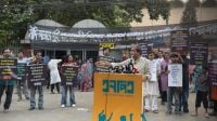সৌদি আরবে দুই বাংলাদেশির শিরশ্ছেদ, শাহবাগে বিক্ষোভ