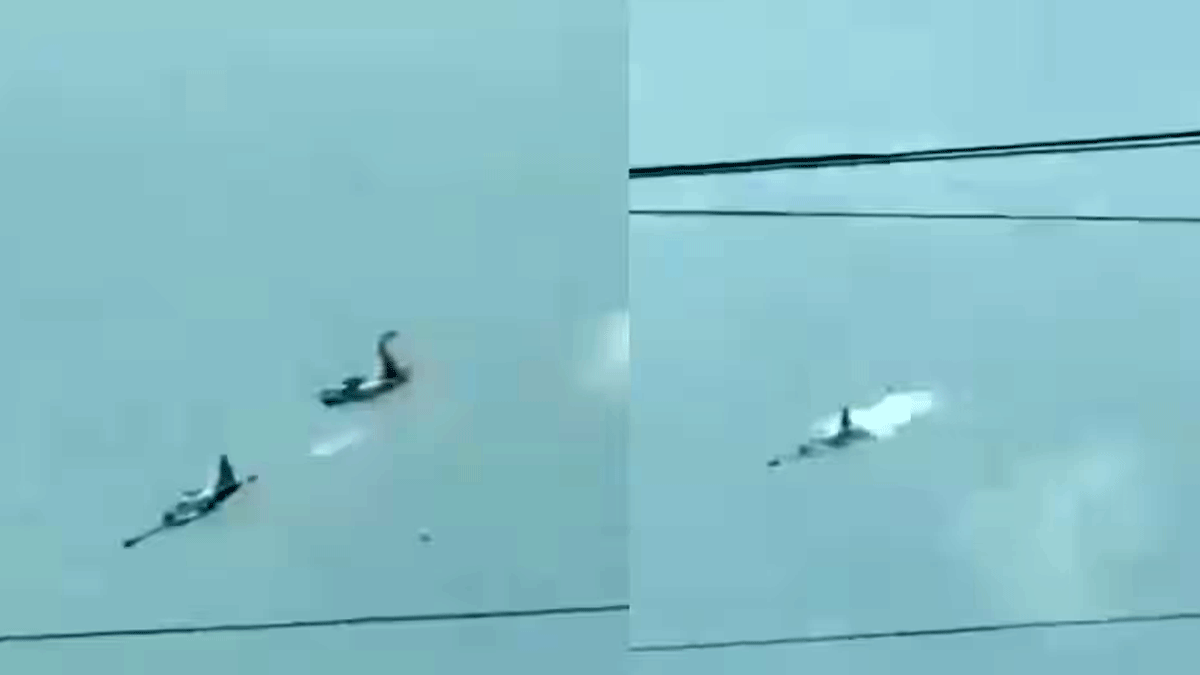 মাঝ আকাশে দুই বিমানের সংঘর্ষ, নিহত ৪