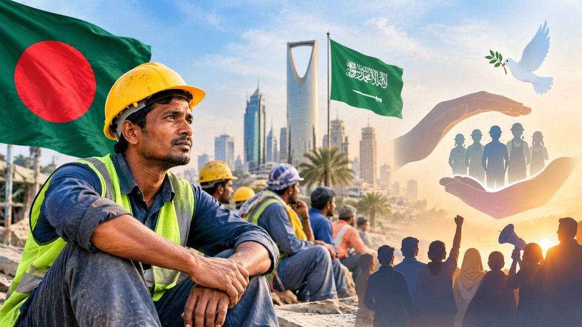 প্রবাসীর জান-মালের অধিকার চাইছে ‘প্রবাস’
