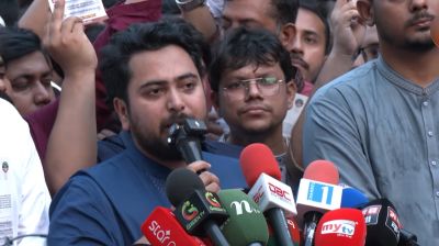 এনসিপি কেন মাঠে নেমেছে জানালেন নাহিদ ইসলাম
