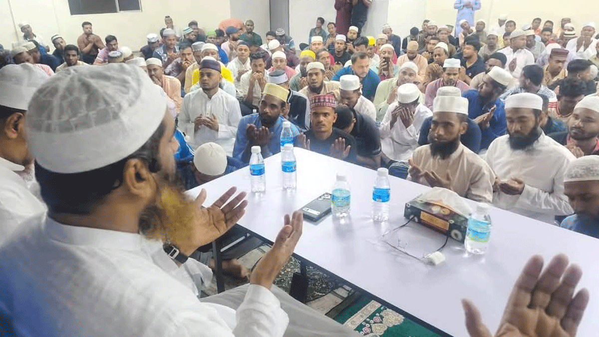 মালয়েশিয়ায় মামুনুল হকের সমাবেশে প্রবাসীদের ঢল