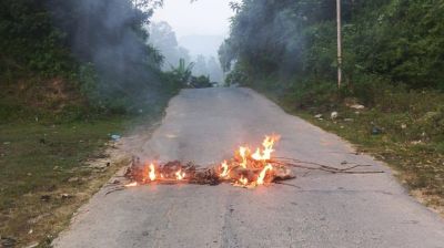 সাজেকে চতুর্থ দিনের মতো সড়ক অবরোধ