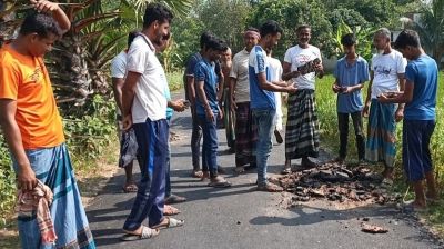 পায়ের ঘষায় উঠে যাচ্ছে নতুন কার্পেটিং