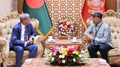 রাষ্ট্রপতির সঙ্গে বিএনপি চেয়ারম্যানের উপদেষ্টা আলালের সাক্ষাৎ