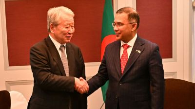 প্রধানমন্ত্রীর সঙ্গে জাইকার প্রেসিডেন্টের সৌজন্য সাক্ষাৎ