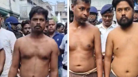 কিশোরীকে চুমু, অভিযুক্তদের অন্তর্বাস পরিয়ে হাঁটাল পুলিশ
