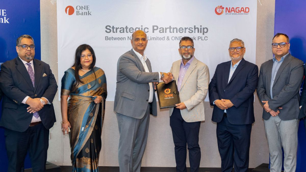 রেমিট্যান্স ও ডিজিটাল আর্থিক সেবা সম্প্রসারণে ওয়ান ব্যাংক ও নগদের চুক্তি