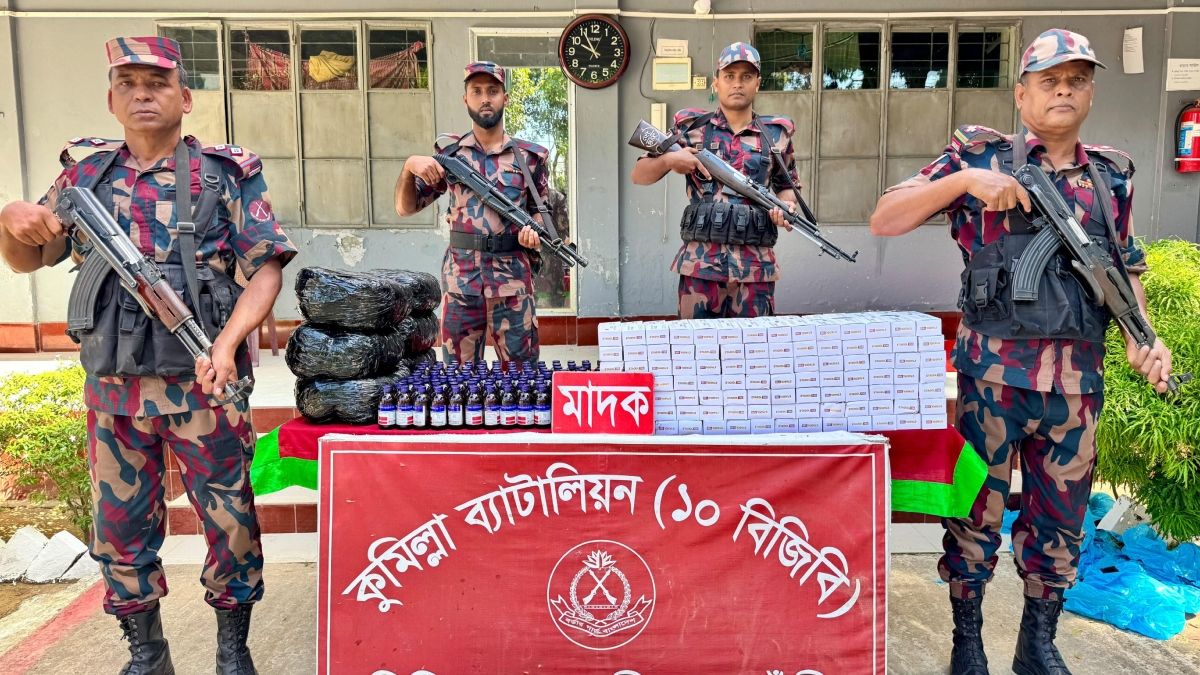 সীমান্তে ২৫ হাজার টাপেন্টাডলসহ অর্ধকোটি টাকার মাদক জব্দ