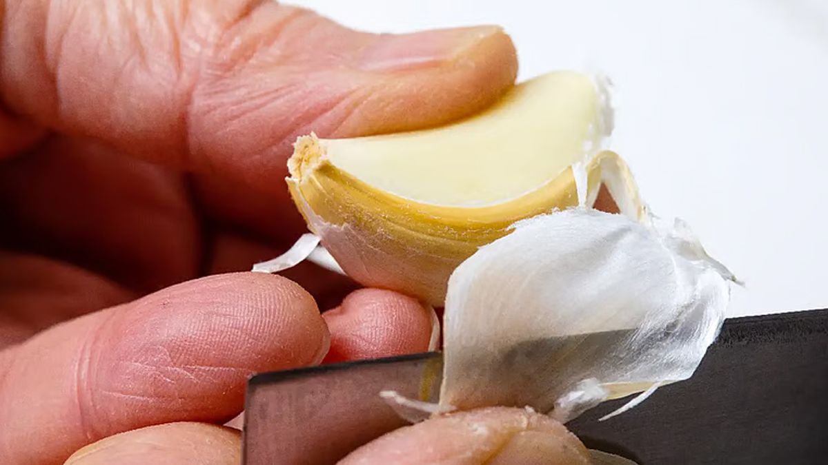 রসুনের খোসা দ্রুত ছাড়াতে নতুন কৌশল
